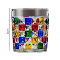 thumbnail image 2 of Handmade Drinking Glass for Water Juice and with Elegant Color Block Design Glassware, 2 of 4