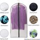 thumbnail image 2 of Fundas para prendas, a prueba de polvo, a prueba de polvo, antihumedad, fundas protectoras transparentes con cremallera para trajes de camisa/abrigos, 6 piezas 60 140 cm (XXL), 2 of 5