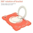 thumbnail image 6 of Decase for Samsung Galaxy Tab A8 10.5 inch 2022 SM-X200/SM-X205/SM-X207 Rugged Tablet Case,Kids Friendly Shockproof EVA Foam Handle Ring Stand Drop Protection Tablet Cover With Shoulder Strap,Orange, 6 of 8