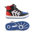 thumbnail image 4 of BURUDANI Boys Girls High-Top Court Kicks Kids LilLegends JuniorFly Jumpers Athletic Shoes for School Gym & Game Time, 4 of 6