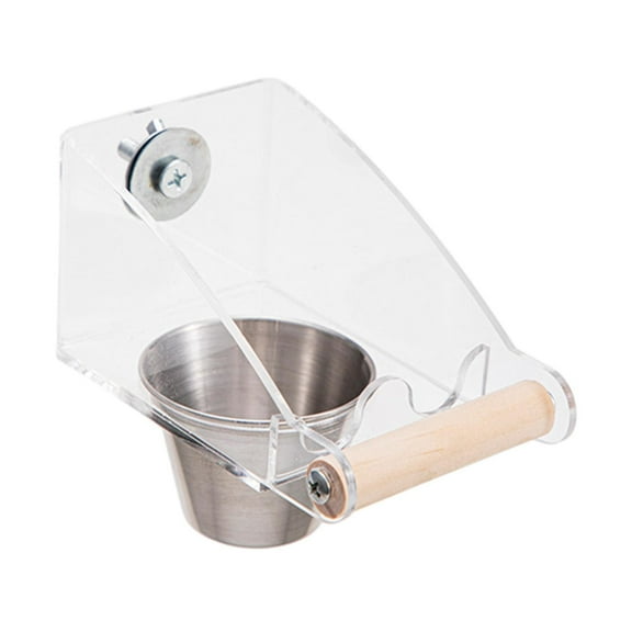 Bothyi Hanging Bird Feeder ,Food Feeder Cup Parrot Water Dispenser ,Bird Food Bowl Cup ,for Budgies, Small to Medium Birds, Canaries S 1 cup