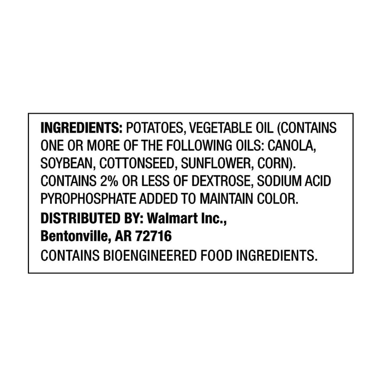 Great Value Waffle Cut French Fried Potatoes, 24 oz (Frozen)