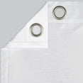 thumbnail image 4 of Exclusive Home Chatra Faux Silk Grommet Top Curtain Panel Pair, 54"x63", Winter White, 4 of 7