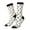 3 Black, variant on French Bulldog With Coffee Cup Print Adult Socks for Men & Women,Calf Socks, Ankle Socks,Boots Socks,Breathable Casual Sock,Unisex Crew Socks