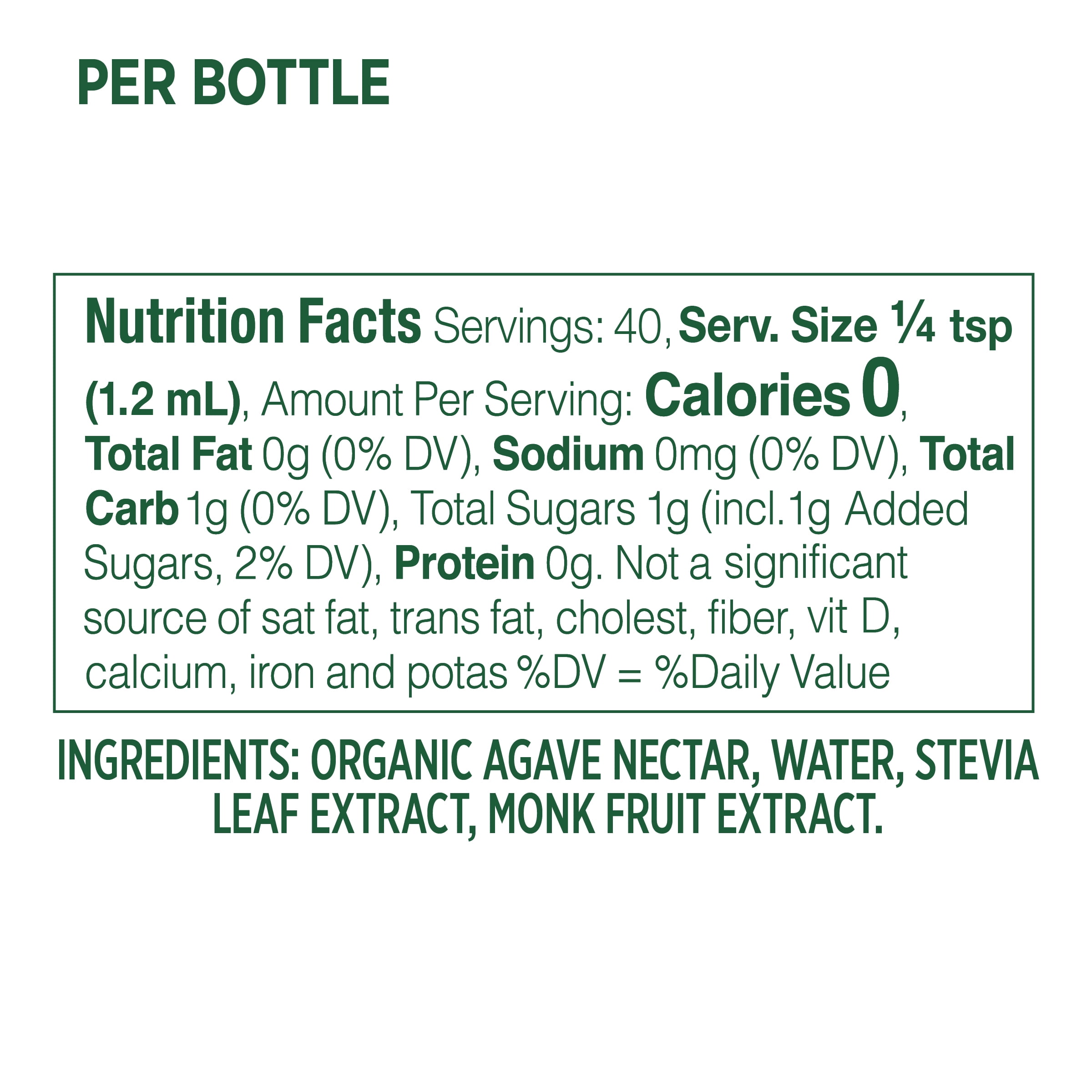 (12 pack) Whole Earth Stevia & Monk Fruit Zero Calorie Liquid Sweetener, 1.62 fl oz