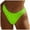A-Green20, variant on Women's Swimwear Bottoms High Cut Bikini Bottoms Solid Color Classic Minimalist Beachwear Bathing Swim Briefs