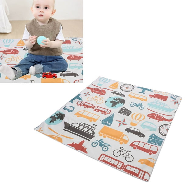 Tapis de Jeu enfant bébé 200x180 cm de sol en mousse Tapis Ramper Zone pour  Enfants