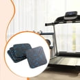 thumbnail image 1 of DYNWAVECA 4 Pieces Treadmill Mat Pads Silent Foot Pad for Exercise Bike Rowing Machine Black Blue, 1 of 10