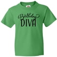 thumbnail image 3 of Inktastic Birthday Diva in Black Youth T-Shirt, 3 of 5