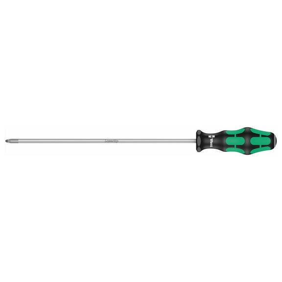 Wera 05347743001 Screwdriver: Pozidriv PZ# 2 x 250mm with LaserTip