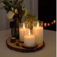 thumbnail image 2 of Velas sin llama Amagic, de cristal transparente, funciona con pilas, juego de 3, 2 of 7