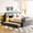 Gray, variant on Remote and APP Control, Sturdy Bed Frame - Full Size Trundle Upholstered Bed