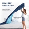 thumbnail image 4 of MLILY Queen Cooling Comforters, Reversible Lightweight Quilts, Machine Washable, Blue, 4 of 8