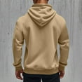 thumbnail image 6 of Aihuaihua Men's Workout Athletic Pullover Hoodie Long Sleeve Raglan Basic Full Zip Pullover Sweatshirt with Kanga Pocket, 6 of 8