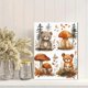 thumbnail image 2 of Qisvanset Framed Canvas Wall Art 12x16 Inch Woodland Bear Forest Nursery Printed Wall Art Decor, 2 of 5