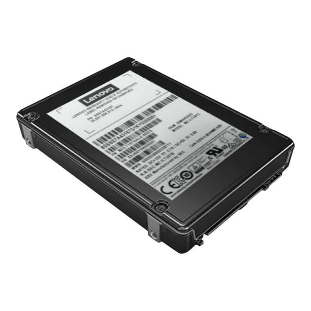 Lenovo ThinkSystem PM1653 - SSD - Read Intensive - encrypted - 960 GB - hot-swap - 2.5" - Self-Encrypting Drive (SED), TCG Opal Encryption - CRU - for ThinkStation P920 Rack; ThinkSystem SN550 V2; SR630 V2; SR650 V2; SR670 V2; ST650 V2