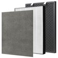 thumbnail image 1 of FFsign 2678 Replacement High Efficiency HEPA Filter + 2677 Actived Carbon Filter for Bissell Air220 Air320, 1 True HEPA Pre-Filter & 1 Carbon Filter, 1 of 7