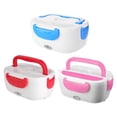 thumbnail image 2 of 110V Electric Heating Lunch Box for Home Car Food Heater Rice Container Blue US plug, 2 of 6