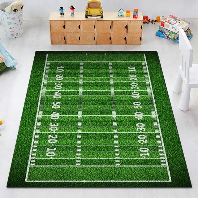 Product category Carpet 2 Super Large Sports Carpet with Rugby and Football Patterns for Interactive Family at Home across Everyday Living Spaces