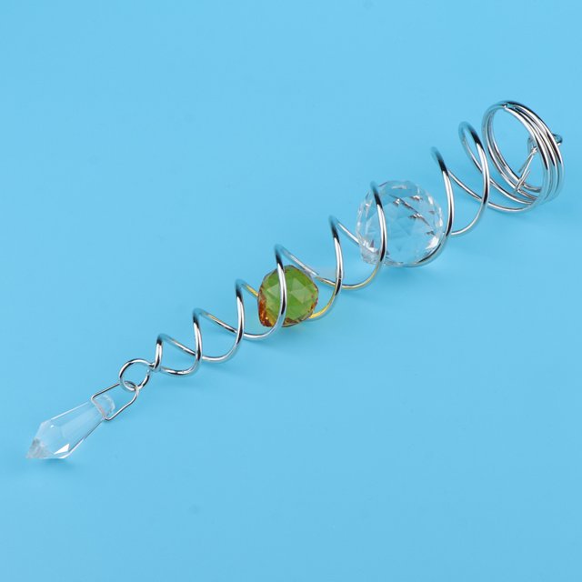 Molinillo De Viento Sonidos Carillón De Puerta Suministros Cortacésped Decoración Jardína Ámbar Macarena Crystal Twisters Wind Spinner