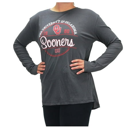 - Pressbox Women' s Oklahoma OU Sooners Smoke Long Sleeve Shirt