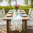 thumbnail image 4 of Table Runners 72 Inches Long Dress Scarves, Easter Farmhouse Kitchen Table Runner, Coffee Tablerunners, Spring Watercolor Eggs Country Tulip Flower Plant 14x72 Inch, 4 of 9