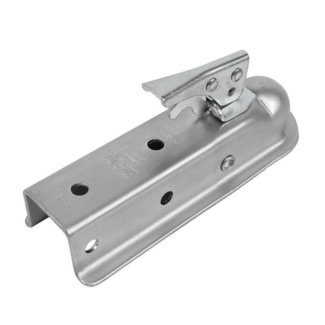 Trailer Coupler 2 X 2 Hitch Ball Coupling Straight Tongue 3500 Lbs RV Parts Camper Caravan Accessories ,Easy to Use