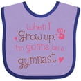 thumbnail image 3 of Inktastic Gymnast Future Girls Baby Bib, 3 of 4