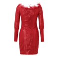 thumbnail image 4 of Vestido Sexy Corto Gibobby Talla Grande Otoño Manga Larga, 4 of 5