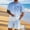 Blue, variant on Zylanna Men's 2 Piece Outfit Sets, Gradient Color Casual Short Sleeve T-Shirt and Shorts Set Elastic Waist Crew Neck Loungewear for Vacation Daily Wear Hot Pink