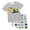 outfit sets-Grey, variant on kpoplk Toddler Baby Boys Summer Clothes 18M-3T 2Pcs Set Race Car Dinosaur Print Short Sleeve T-Shirt and Shorts(Black,3-4 Y)