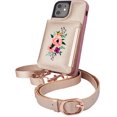 thumbnail image 1 of Smartish iPhone 12 / 12 Pro Crossbody Case - Dancing Queen [Purse/Clutch with Detachable Strap & Card Holder] - [Flavor of the Month], 1 of 6
