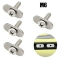 thumbnail image 4 of 4Pack Acier Inoxydable Kayak M6 Vis & Écrous Rail Montage Lien vers le Bas Oeillet, 4 of 8