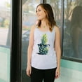 thumbnail image 2 of Women's Lost Gods Pineapple Sunglasses  Racerback Tank Top White Heather Medium, 2 of 4