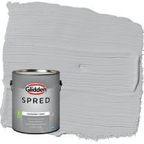 Glidden Spred Whirlwind / Gray Semi-Gloss Interior Paint with Primer, 1 Gallon
