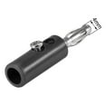thumbnail image 3 of Uxcell 4mm Banana Speaker Cable Screw Plugs Connectors Black Jack Connector 10 pack, 3 of 5