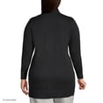 thumbnail image 2 of Lands' End Women's Plus Size Long Sleeve Open Long Cardigan Sweater, 2 of 3