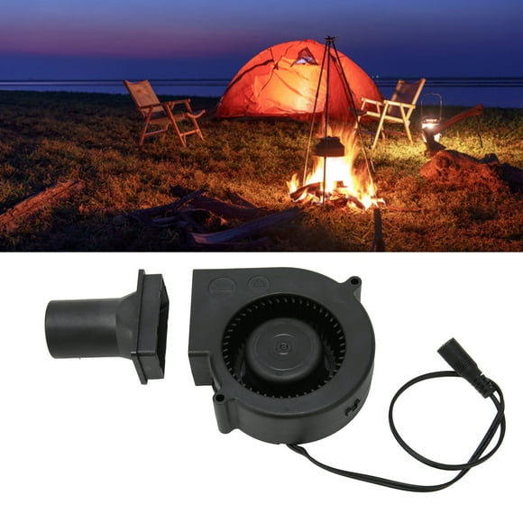 97x97x33mm 12V 2.7A Brushless DC Blower Fan, 4500RPM Variable Speed Dual Ball Bearing Blower Cooling Fan With AC Adapter For , , Fireplace, Kitchen Window, Server