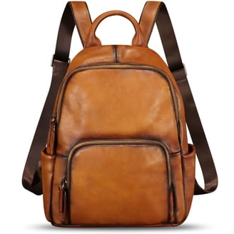 バッグ COACH Brown Pebbled Leather Backpack Coach Court Medium Backpack in Black Pebbled Leather with