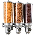 thumbnail image 1 of Cal Mil 3518-3-39FF Freeflow 3 Cylinder Cereal Dispenser Wall - Silver, 1 of 1