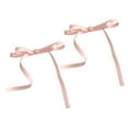 thumbnail image 2 of YAOBAMM Bow-knot Hair Clips 2Pcs Hair Ribbons Soft Fabric Solid Color Long Tail Design Adorable Non Fading Tie up Smooth Women Girls Hair Ribbon, 2 of 7
