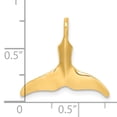 thumbnail image 6 of FJC Finejewelers 14k Yellow Gold 3d Whale Tail Charm, 6 of 6