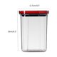 thumbnail image 3 of Xihbxyly Tarro para Almacenar Cebada, Plástico Apto para Uso Alimentario, Hebilla Transparente, Tapa Hermética para Conservar La Frescura, Apilable y Ahorra Espacio, Ideal para Alimentos Secos y Orga, 3 of 6