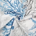 thumbnail image 5 of 6ix Tailors REE-OCE-BLU-CMF-QN-3PC Reef Comforter & 2 Pillow Shams Set, Blue - Queen Size - 3 Piece, 5 of 5