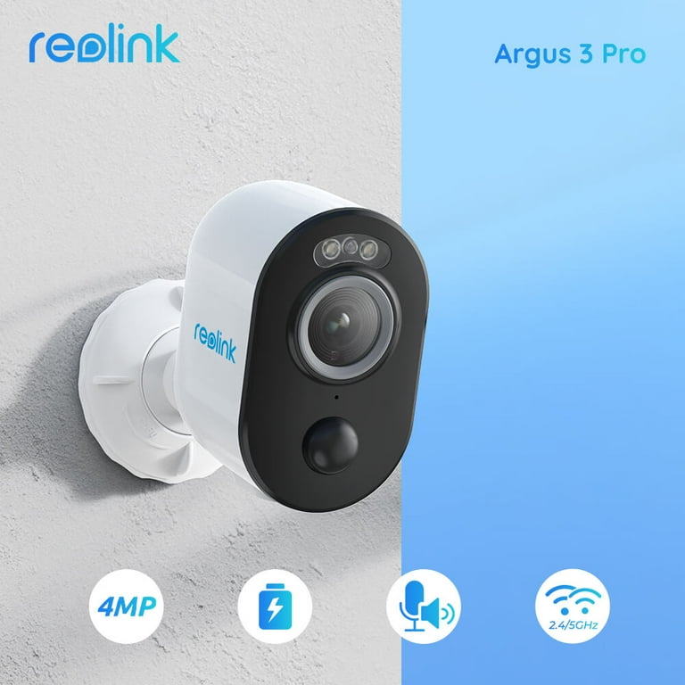 Reolink 2K 4MP Security Camera, Solar/Battery, HD Video, Motion