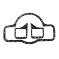 thumbnail image 1 of Embellecedor de marco de interruptor de faro de fibra de carbono Universal, 3 uds., apto para Mercedes Benz 2009-2018, conducción a la izquierda, 1 of 8