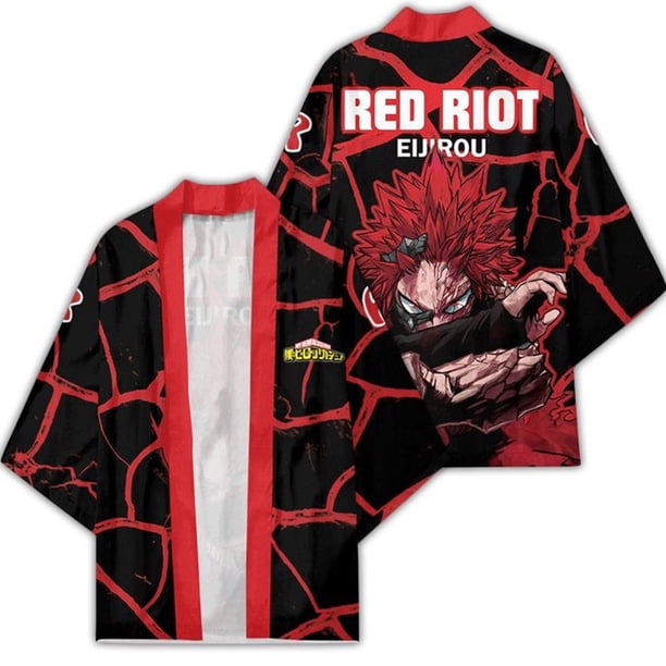 Anime My Hero Academia Kimono Cosplay Midoriya Izuku Asui Tsuyu All·Might Bakugou Katsuki Traje Abrigo Camisa Capa Adulto