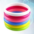 thumbnail image 2 of HLONK 6pcs Fashion Plastic Bangle Bracelets Candy Color Bracelet Party Favors (Assorted Color), 2 of 6