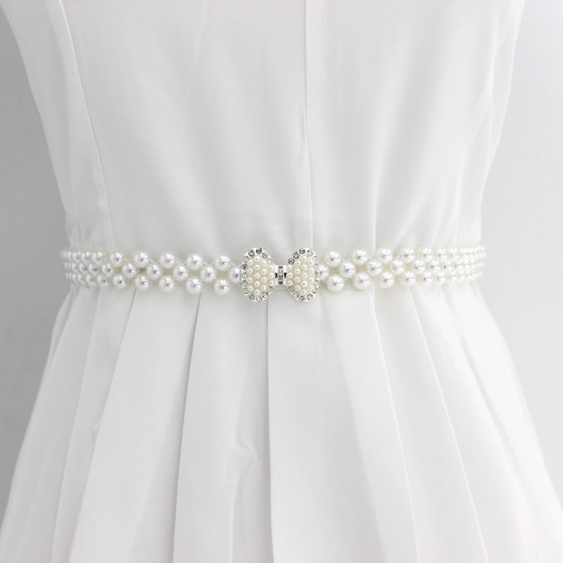 Flores Para Vestidos De Fiesta Cinturón De Novia Con Perlas - 270cm, Diamantes De Imitación, 14 Estilos Cinturones Para Vestidos Novia