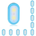 thumbnail image 1 of Luz nocturna portátil Eigraketly Linternas universales Led con pilas Suministros de emergencia Azul 10piezas, 1 of 6